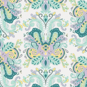 mint fabric print