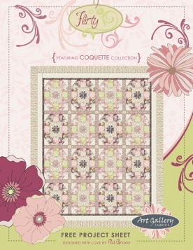 Flirty Quilt by Pat Bravo