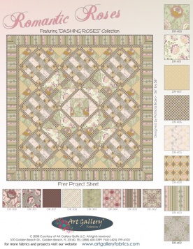 Romantic Roses Quilt by Pat Bravo
