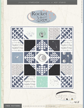 Rocket Star Quilt by AGF Studio