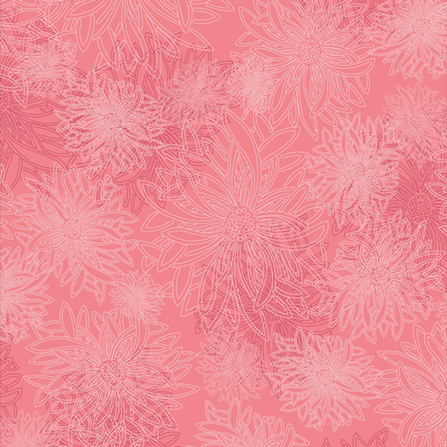 pink floral quilting cotton fabric