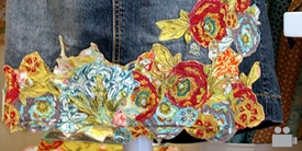 Fabric Collage How To - by Bari J.