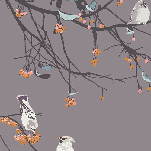 birds on a branch fabric