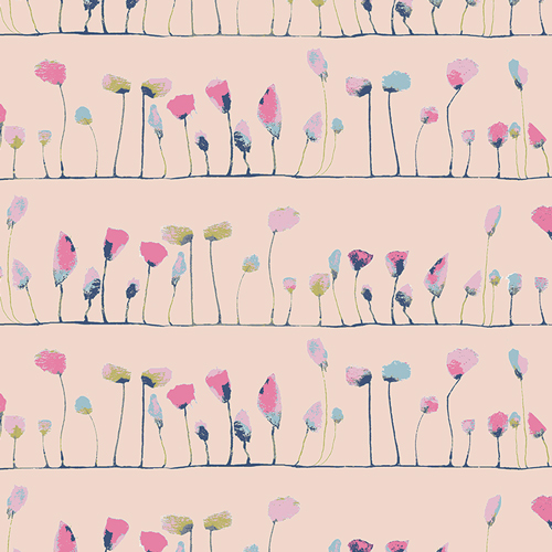 floral quilting fabric, pastel fabric