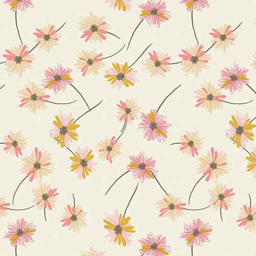 floral fabric, quilting cotton