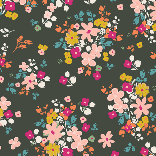 floral fabric, quilting cotton