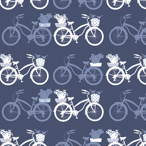 classic bicycle fabric, quilting cotton