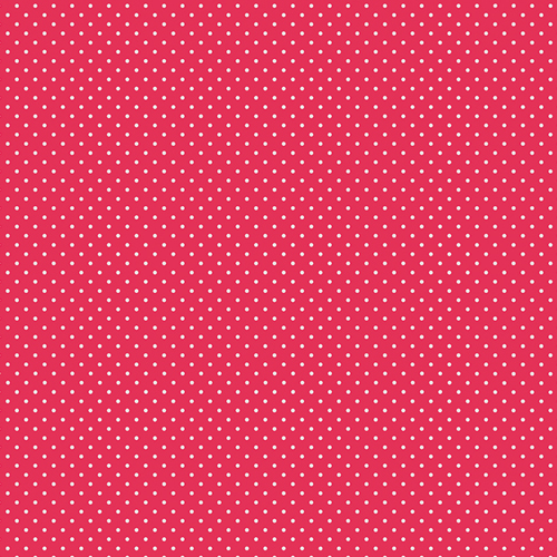 red polka dot fabric, quilting cotton