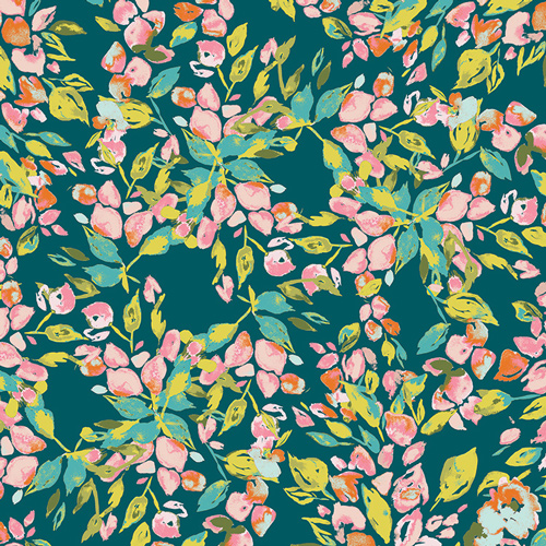 feminine floral fabric