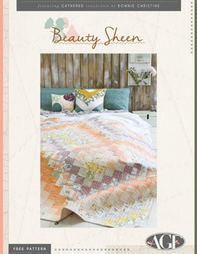 Beauty Sheen Free Quilt Pattern by AGF Studio