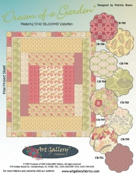 Dream of a Garden Quilt by Pat Bravo