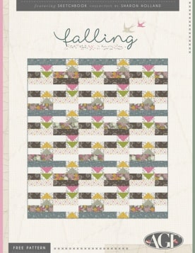 Falling Quilt by Sharon Holland