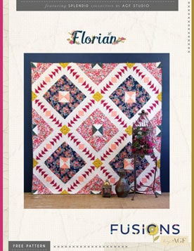 Florian Free Quilt Pattern by AGF Studio