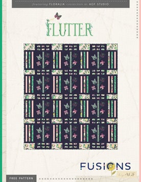 Flutter Quilt Pattern by AGF Studio