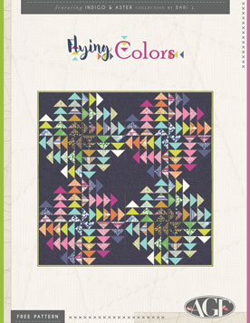 Flying Colors Free Quilt Pattern by AGF Studio