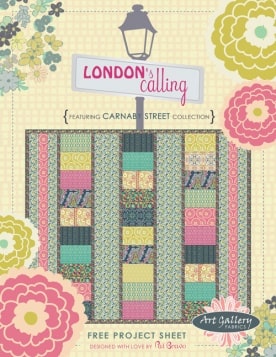 London's Calling Quilt by Pat Bravo