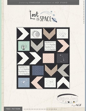 Lost in Space Free Quilt Pattern by AGF Studio