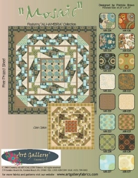 Mosaic Quilt by Pat Bravo