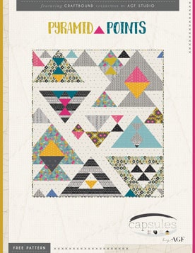 Pyramid Points Quilt by AGF Studio