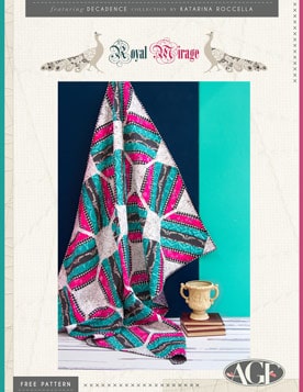 Royal Mirage Free Quilt Pattern by AGF Studio