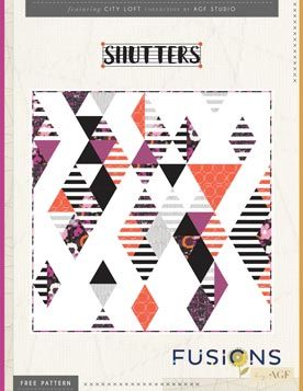 Shutters Quilt Pattern by AGF Studio