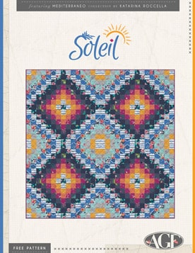 Soleil Free Quilt Pattern by Katarina Roccella