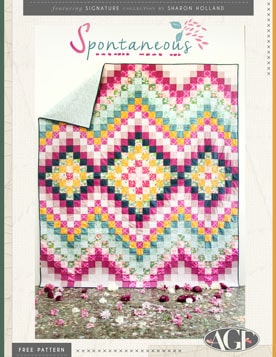 Spontaneous Free Quilt Pattern by AGF Studio