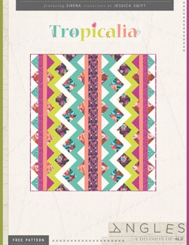 Tropicalia Free Quilt Pattern by AGF Studio