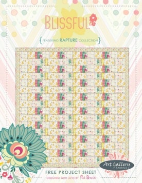 Blissful Quilt by Pat Bravo
