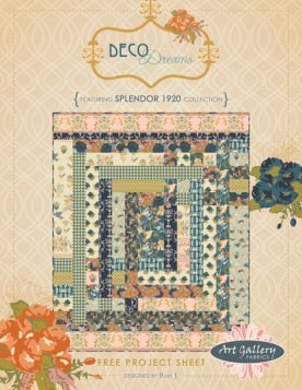 Deco Dreams Quilt by Bari J.