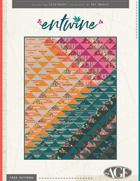 Entwine Free Quilt Pattern by Pat Bravo