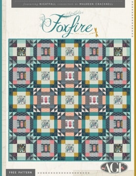 Foxfire Quilt by Maureen Cracknell