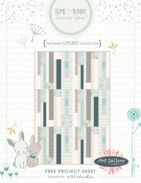 Some Bunny Loves You Quilt by AGF Studio
