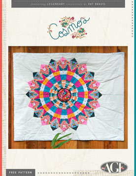 Cosmos Free Quilt Pattern by AGF Studio