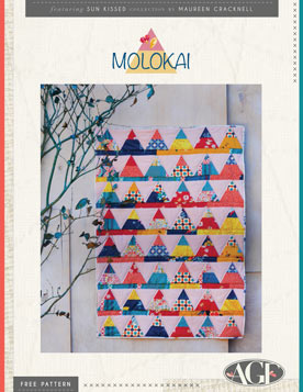 Molokai Free Quilt Pattern by AGF Studio
