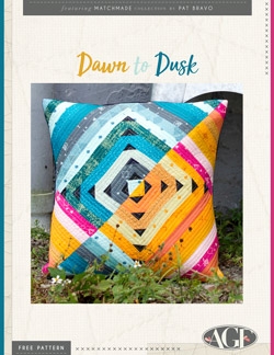 Dusk to Dawn Pillow Instructions by AGF Studio