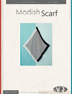 Modish Rayon Scarf Instructions by AGF Studio