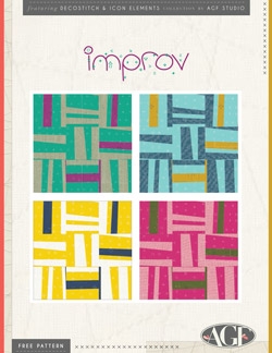 Improv Quilt Block Instructions by AGF Studio