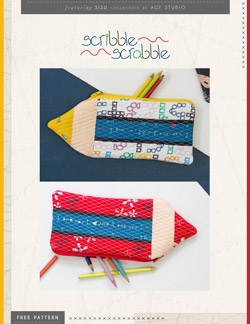 Scribble Scrabble Pencil Case Instructions by AGF Studio