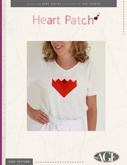 Heart Patch Instruction Shirt by AGF Studio