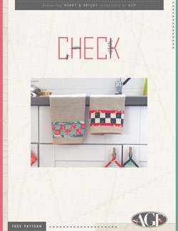 Check Board Kitchen Towels Instruction by AGF Studio