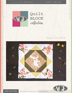 Impression Quilt Block Instructions by AGF Studio