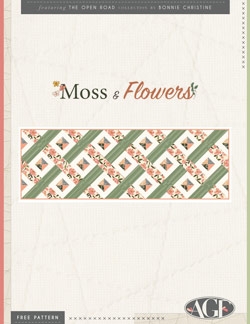 Moss &amp; Flowers Table Runner Instructions by AGF Studio