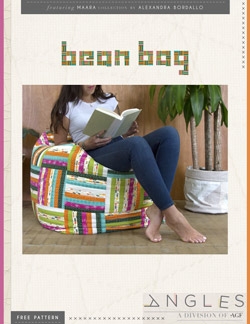 “Bean Bag” Free Quilted Gift Idea Pattern designed by Angles from Art Gallery Fabrics