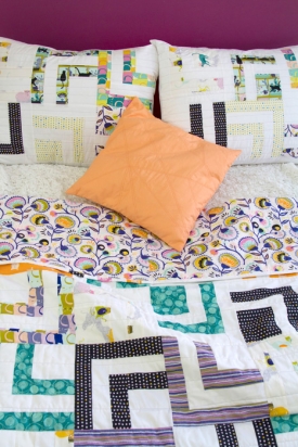 Oh Meow Quilt + Pillows