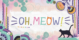 Oh Meow Fabric Collection by Jessica Swift 