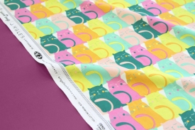 Oh Meow Cat Fabric 
