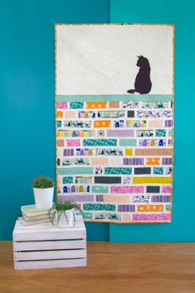 Oh Meow Cat Fabric Free Quilt 
