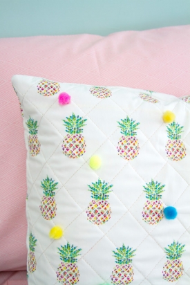 Hello Sunshine Bed Comforter and Pillow Quilting Cotton