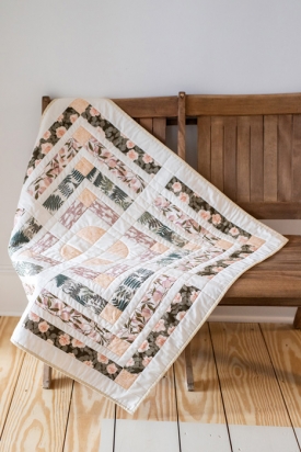 Her &amp; History Fabric by Bonnie Christine Quilt